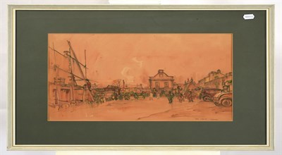 Lot 28 - Frederick (Fred) Lawson (1888-1968)  ''Leyburn'' Fair Signed and inscribed, ink and...
