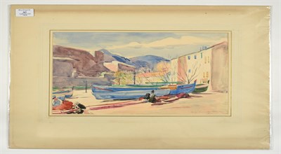 Lot 60 - Philip Naviasky (1894-1983) ''Collioure'', South of France Signed and inscribed, pencil and...