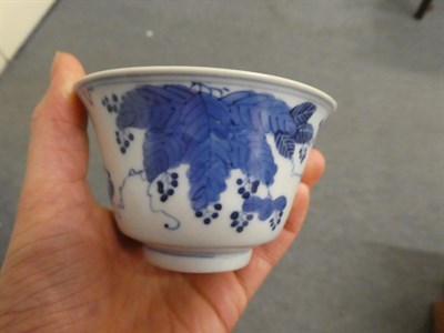 Lot 10 - A small pair of Japanese blue and white finger bowls, signed, together with a quantity of...