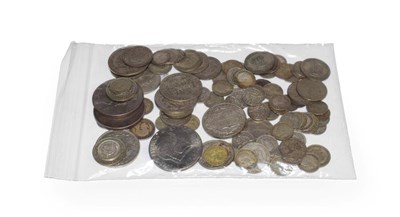 Lot 74 - A Collection of Pre-1947 Circulated British Silver Coinage consisting of: - 6 x halfcrowns....