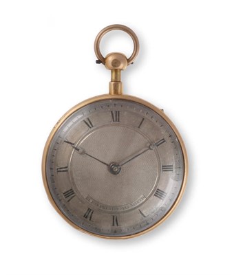 Lot 408 - A Gold Quarter Repeating Open Faced Pocket Watch, signed Le Roy, Palais Royal N13 Et14,...