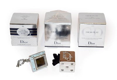 Lot 138 - Christian Dior Parfums items including two Dior Play extreme shine lip glosses (both boxed), a Dior