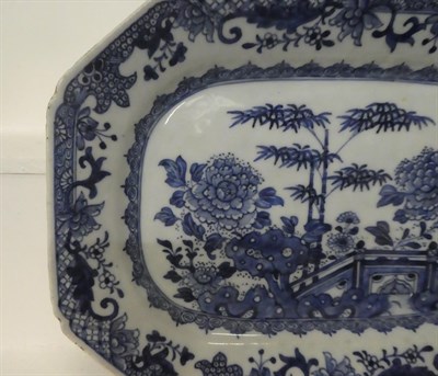 Lot 178 - A Chinese 18th century assembled set of four graduated serving dishes, of canted rectangular...