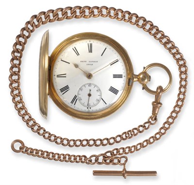 Lot 413 - An Open Faced Bras En L'Air Pocket Watch