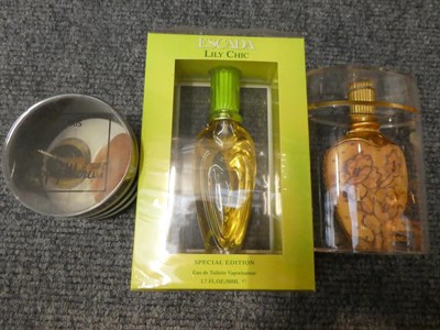 Lot 225 - Collection of assorted ladies scent bottles and dummy factices including six Escada limited edition