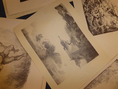 Lot 19 - After Lindsay (Norman) 1879-1969 A very large collection of limited edition monochrome prints,...