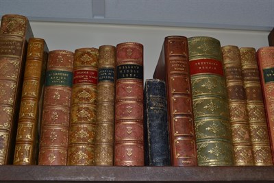 Lot 22 - Bindings An attractive collection of books, eighteenth century and later, all in leather...
