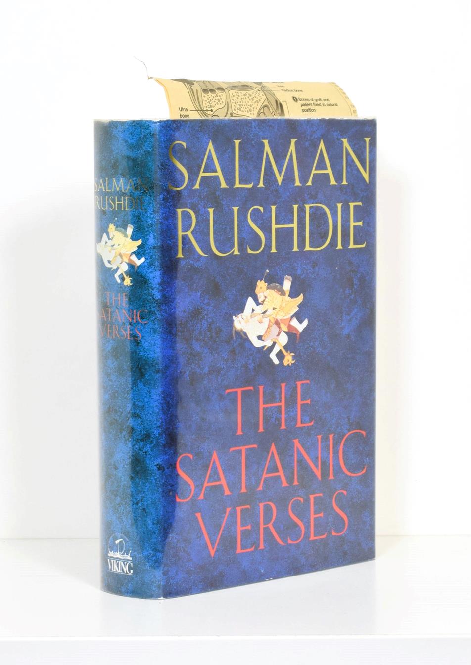 Lot 32 - Rushdie (Salman) The Satanic Verses, Viking, 1988, first edition, first printing, signed by the...
