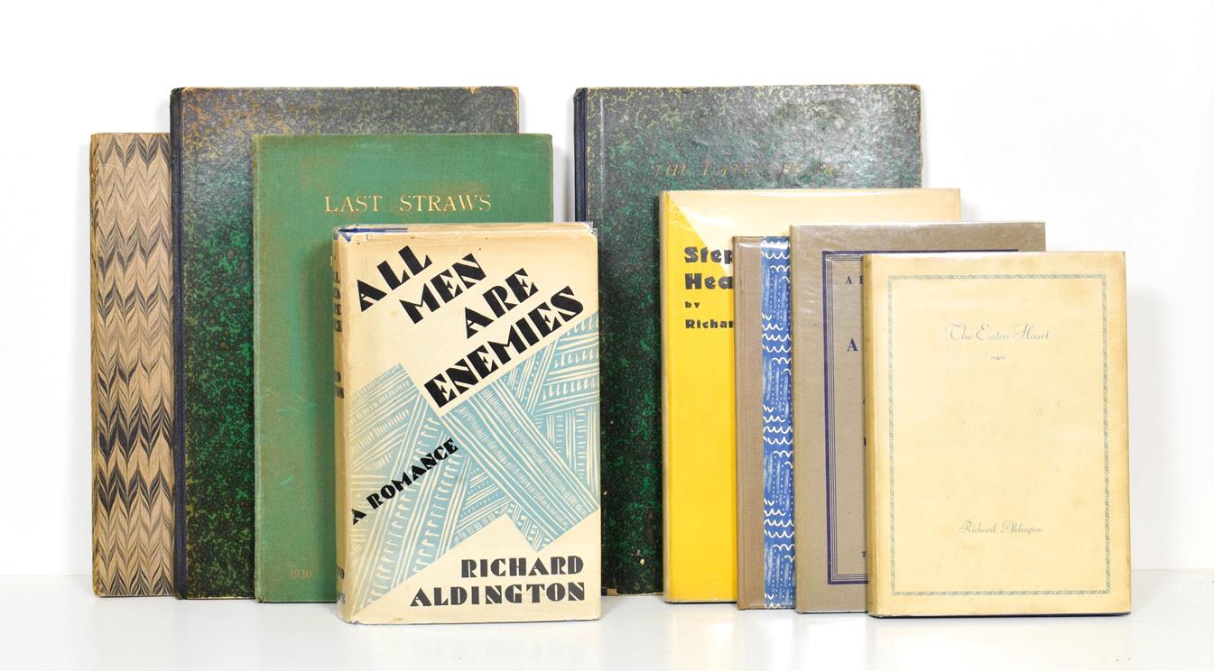 Lot 36 - Aldington (Richard) The Eaten Heart, Eure, Hours Press, 1929, numbered limited edition of 200,...