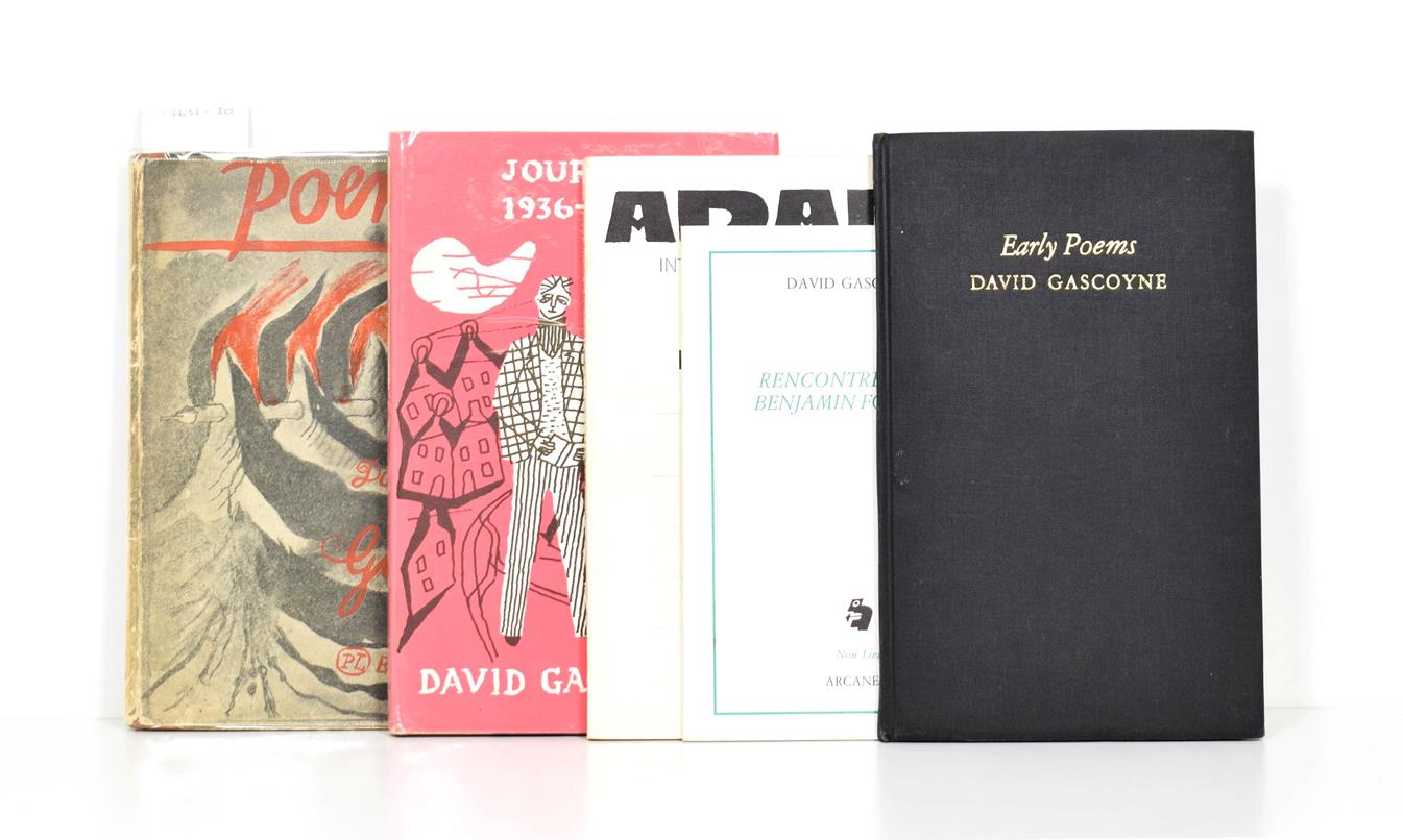 Lot 57 - Gascoyne (David) Poems. 1987-1942, Nicholson and Watson, 1943, first edition, title and five plates