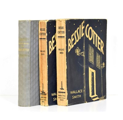 Lot 76 - Smith (Wallace) Bessie Cotter, Paris: The Obelisk Press, January 1936, first edition, tape...