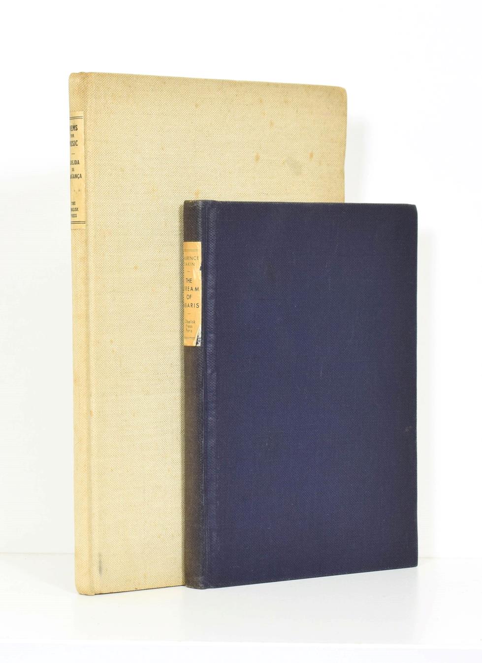 Lot 77 - Dakin (Laurence) The Dream of Abaris and other Poems, Paris: The Obelisk Press, 1933, first...