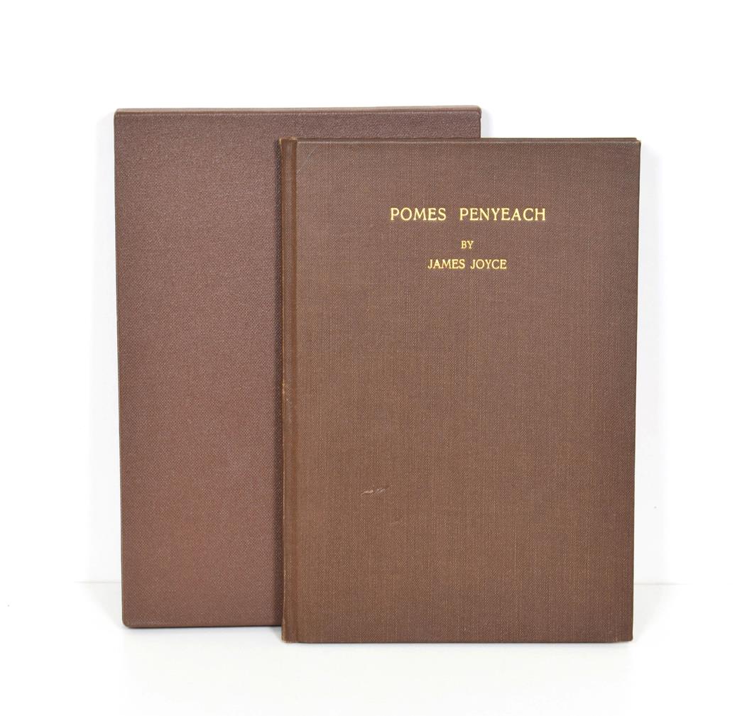 Lot 87 - Joyce (James) Pomes Penyeach, Cleveland [Ohio]: privately printed, 1931, numbered limited...