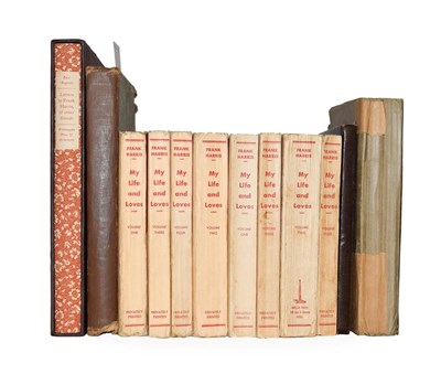 Lot 98 - Harris (Frank) My Life and Loves, Paris; private printing, 1922, cloth-backed boards;  idem, My...