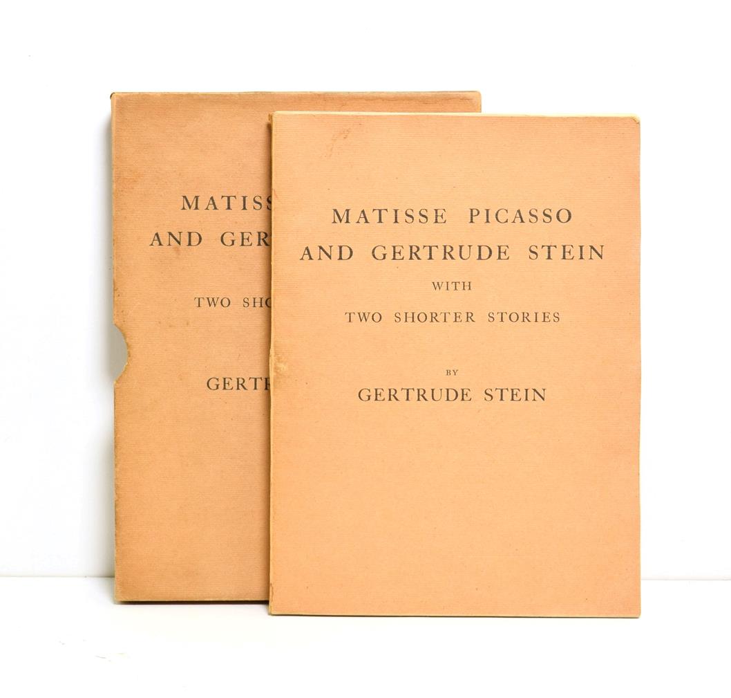 Lot 120 - Stein (Gertrude) Matisse, Picasso and Gertrude Stein with two shorter stories, Paris: Plain...