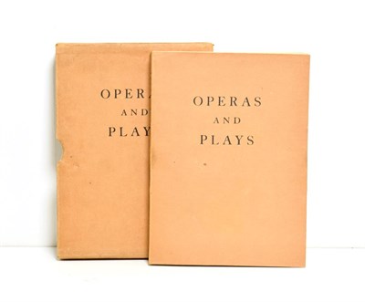 Lot 121 - Stein (Gertrude) Operas and Plays, Paris: Plain Edition, August 1932, limited edition of 500,...