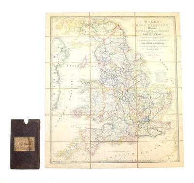 Lot 147 - Wyld (James) Wyld's Road Director Through England and Wales ..., James Wyld, 1851, linen-backed...