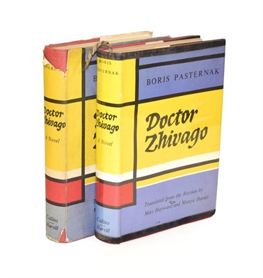 Lot 122 - ~ Pasternak (Boris) Doctor Zhivago, Collins & Harvill Press, 1958, 8vo, original cloth and dust...