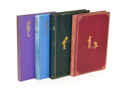 Lot 123 - ~ Milne, (A.A.)  The House at Pooh Corner, Methuen & Co. 1928, first edition, red leather...
