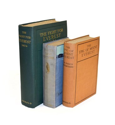 Lot 127 - ~ Norton (Lieutenant-Colonel E.F.)  The Fight for Everest:1924, Edward Arnold & Co. 1925, first...