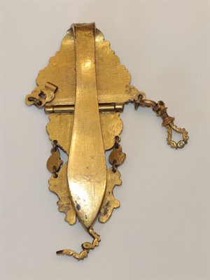 Lot 271 - ~ A Gilt Metal and Tortoiseshell Snuff Box, mid 18th century, of circular form, the hinged...