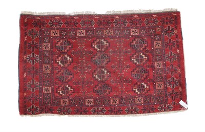 Lot 295 - Ersari/Kizil Ayak Churval Emirate of Bukhara, circa 1900 The rich brick red field with three...