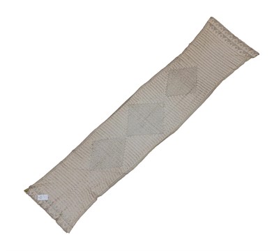 Lot 314 - An Egyptian Stole, early 20th century, worked in metal thread, the ground with three medallions...