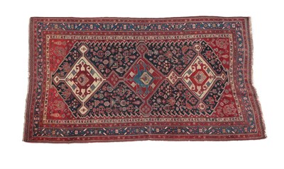 Lot 340 - Kashgai Rug South West Iran, circa 1890 The field richly decorated with stylised plants and...