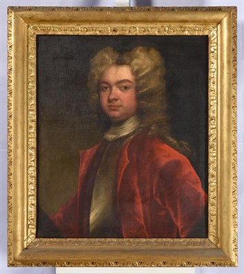 Lot 373 - ~ Follower of Godfrey Kneller (1646-1723)  Portrait of Hardress Waller, head and shoulders, wearing