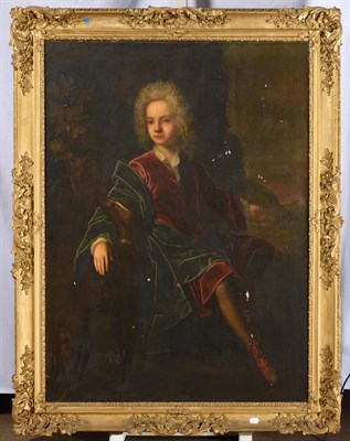 Lot 374 - ~ Follower of Sir Peter Lely (1618-1680)  Portrait of William Waller, full length seated, wearing a