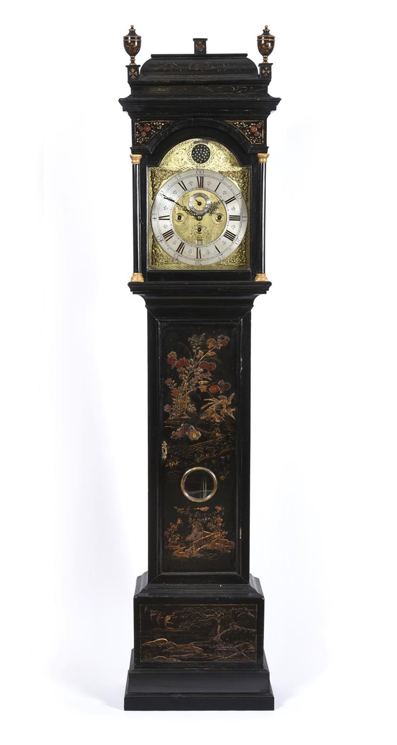 Lot 426 - A Rare Chinoiserie Quarter Chiming Longcase Clock, signed Jos Green, North Shields, circa 1730,...