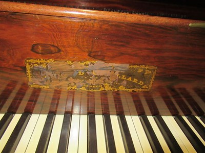 Lot 588 - An Early Victorian Rosewood Cased Square Piano, by Collard & Collard, numbered 8471, circa...