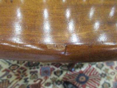 Lot 616 - A George III Mahogany Gateleg Dining Table, 3rd quarter 18th century, with two drop leaves and...
