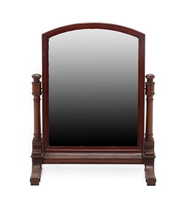 Lot 716 - A Substantial Victorian Mahogany Dressing Table Mirror, 3rd quarter 19th century, the original...