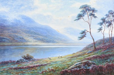 Lot 1069 - William Mellor (1851-1931) ''A bit of Rydal Water, Westmorland'' ''View in Easedale,...