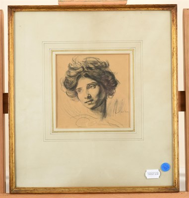 Lot 1081 - Augustus Edwin John OM, RA  (1878-1961)  Portrait drawing of Dorelia McNeill, c.1903 - 05...
