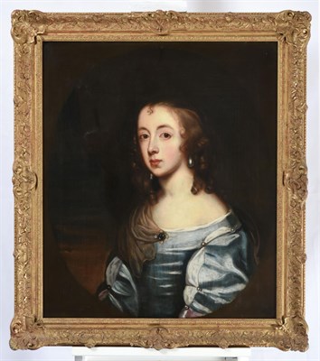 Lot 1090 - Follower of Sir Anthony Van Dyck (1599-1641) Portrait of a young lady, head and shoulders,...