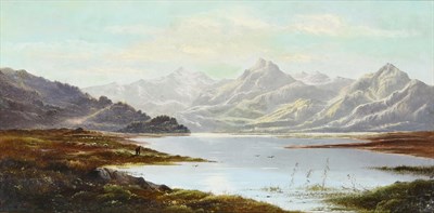 Lot 1096 - Charles Leslie (1835-1890) Lakeland landscapes Signed and dated 1877, oil on canvas, 29cm by...