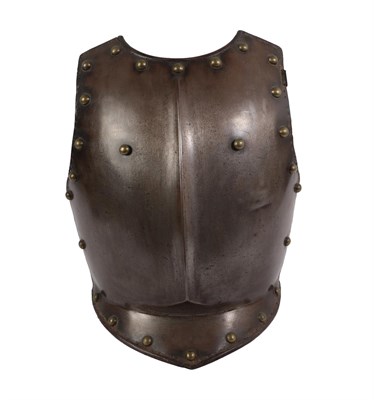 Lot 78 - An Early 19th Century Lifeguard Officer's Breastplate, with raised medial ridge, short pointed...