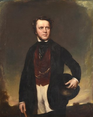 Lot 114 - Attributed to Sir John Watson Gordon (1790-1864)  Portrait of Alexander Graham, three quarter...