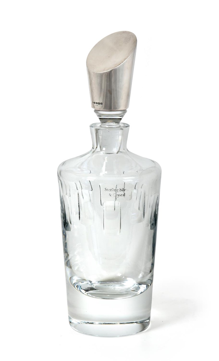 Lot 119 - An Elizabeth II Silver-Mounted Glass Decanter, by Carrs, Sheffield, 2004, the glass body...