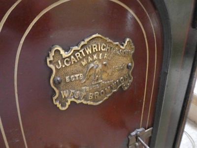 Lot 283 - A Painted Cast Iron Safe, by J Cartwright & Son, West Bromwich, late 19th century, 77cm by 54cm...