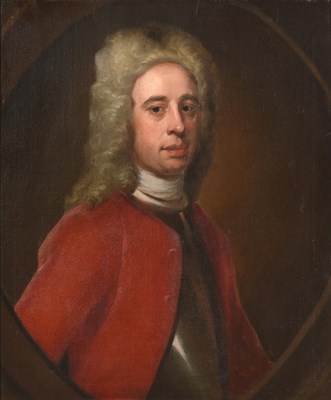 Lot 333 - Circle of David Martin (1737-1797) Scottish  Portrait of Captain Daniel Vere Esq. of...