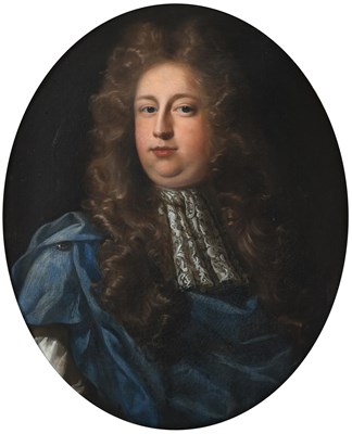 Lot 334 - Follower of John Riley (18th century)  Portrait of Sir William Brownlow Bt., father of John,...