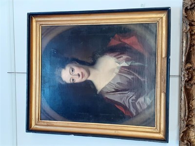 Lot 337 - Follower of Sir Godfrey Kneller (1646-1723)  Portrait of Mrs James, the only daughter of Sir Thomas