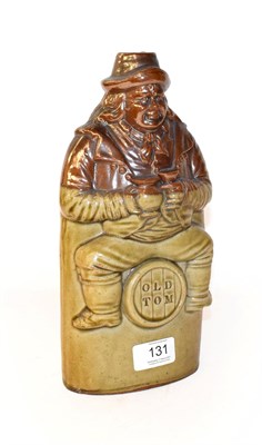 Lot 131 - A 19th century 'Old Tom' stoneware bottle, stamped 'Oldfield & Co Makers', 26cm high