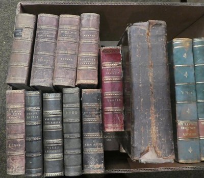 Lot 180 - A collection of books including Dickens, Jane Eyre 1857 New Edition, various bindings etc...