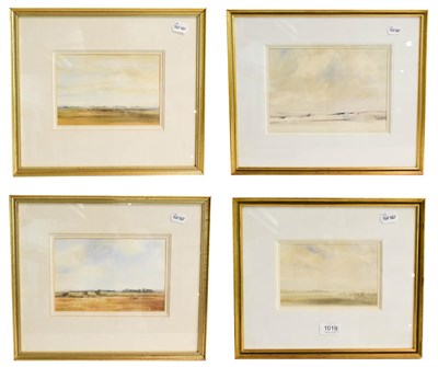 Lot 1019 - Kenneth Lauder (1916-2004) Summer Pasture, signed watercolour, 11cm by 17.5cm, together with...