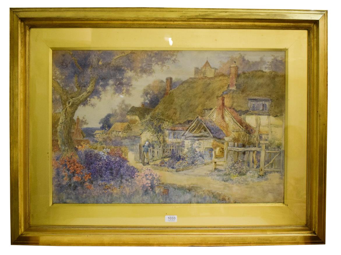 Lot 1033 - Richard Wane (1852-1904) 'Our Village' Signed, with original artists inscribed label verso,...