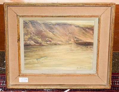 Lot 1088A - William Ellis Barrington-Browne (1908-1985) ''A Wye Fish'', signed oil on board, 21.5cm by 30cm...